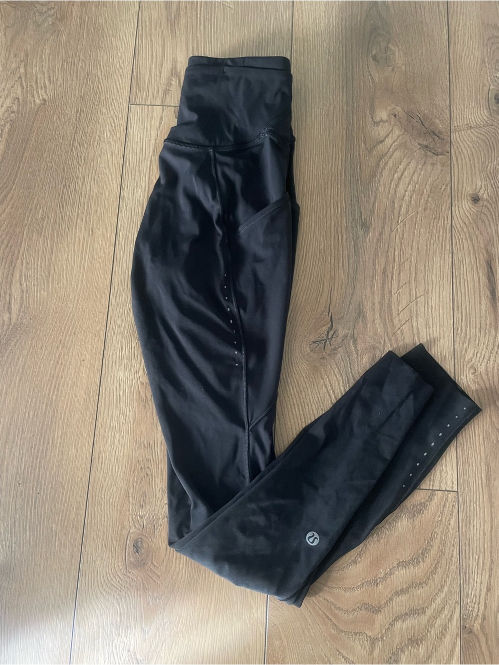 Lululemon Black Fast and Free High-Rise Tight 5 Pocket 25” Size 2
